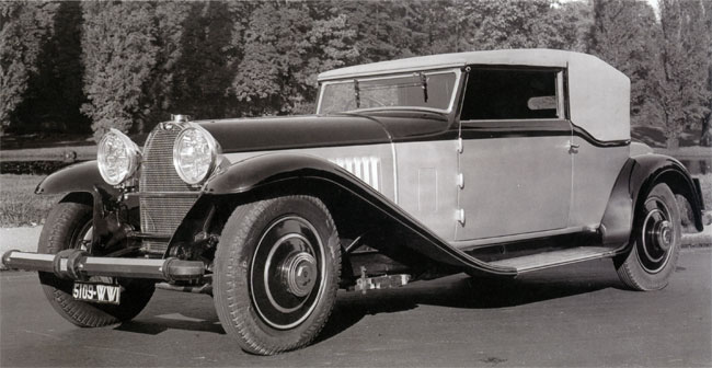 automobileweb - bugatti type 46 cabriolet franay
